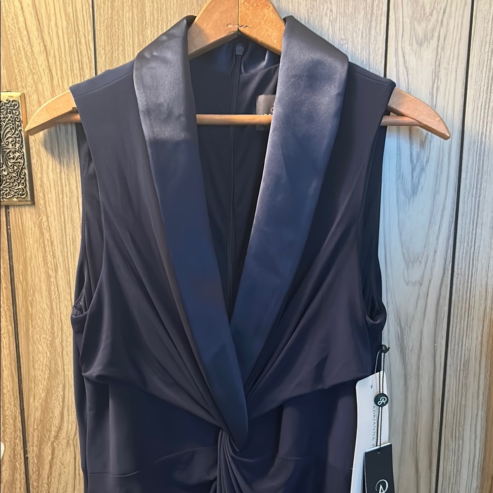 Adrianna Papell Navy Blue Dress